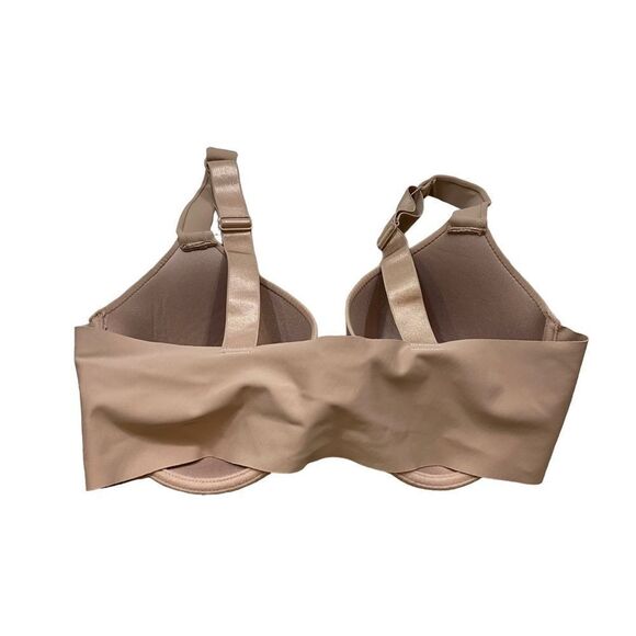 Ladies Front Closure Tan Padded Push Up Bra Size 38DD‎ - Picture 5 of 6